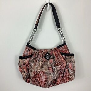 Vera Wang Simply Vera Alicia Rose Python Handbag